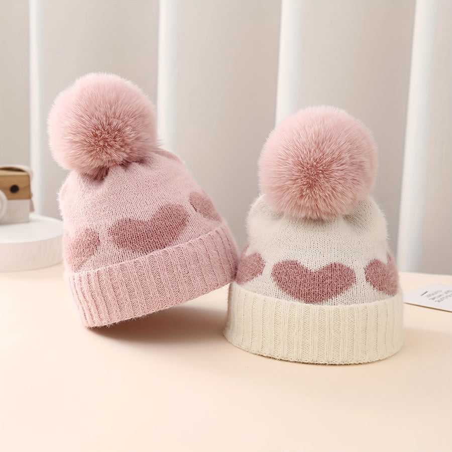 Bonnet d'hiver, tricot jacquard épais double épaisseur avec, photo 13