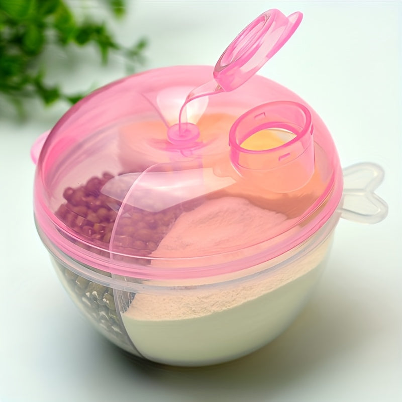 Distributeur de lait en poudre portable 3 compartiments — Monptitlou