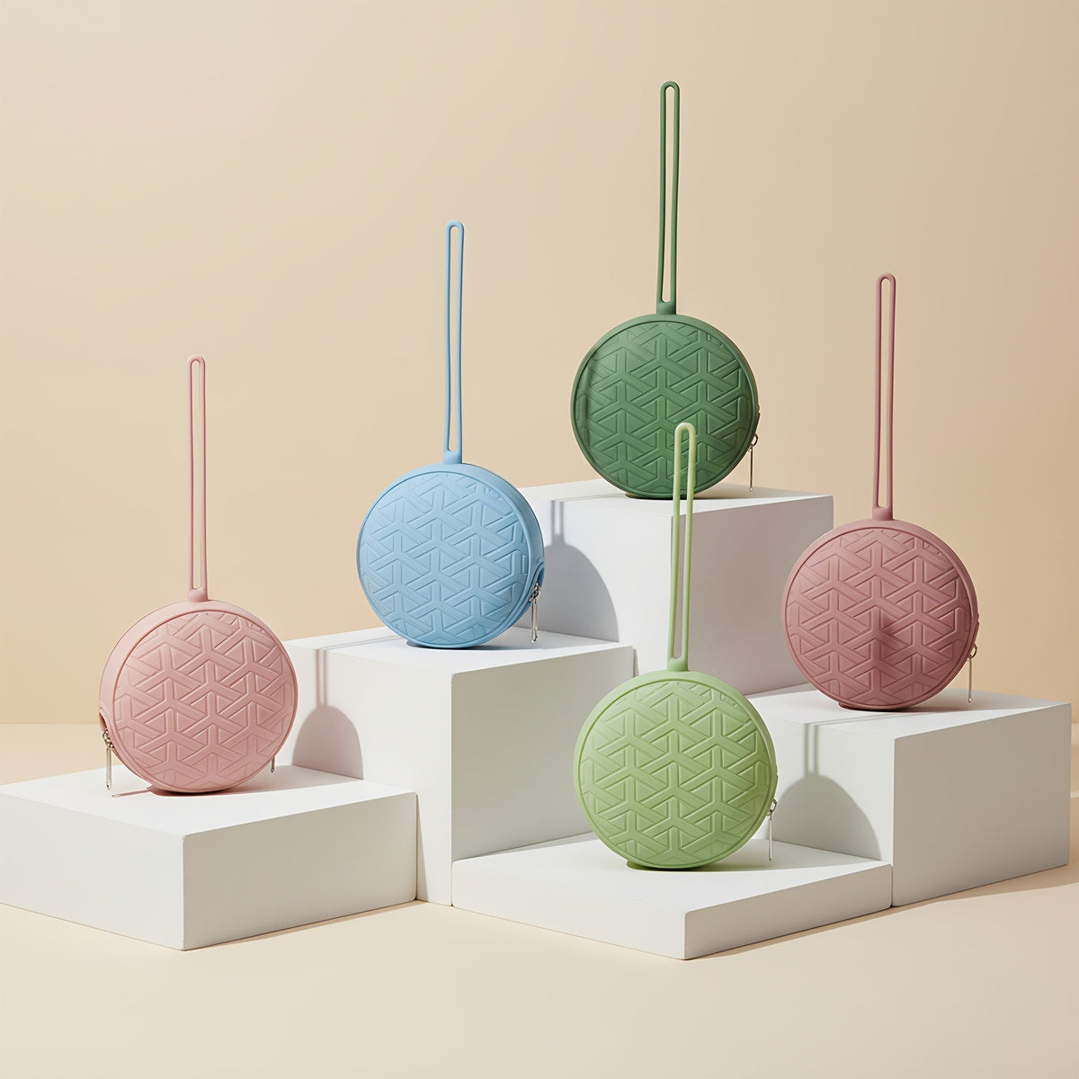 Étui à sucette en silicone rayé — Monptitlou Image