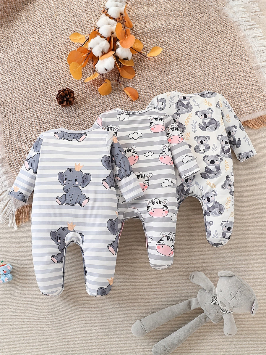 Barboteuses pour bébé garçon, toutes saisons — Monptitlou