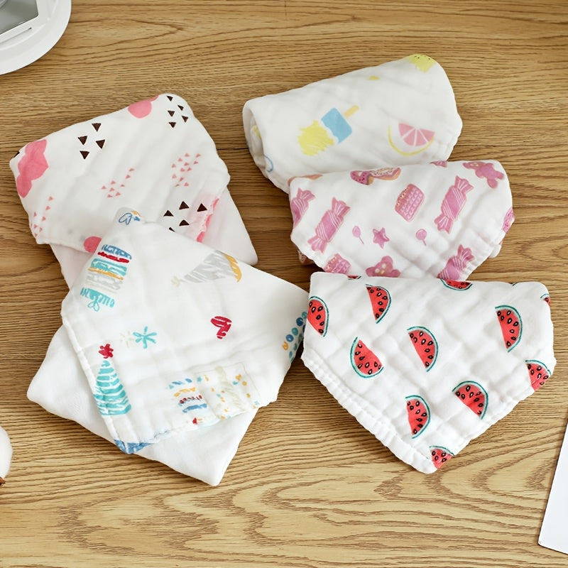 10 bavoirs pour bébé de haute densité, processus lavé — Monptitlou
