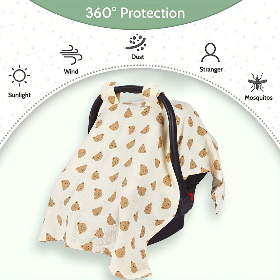 1 pare-soleil pour siège auto bébé, confortable et respirant — Monptitlou