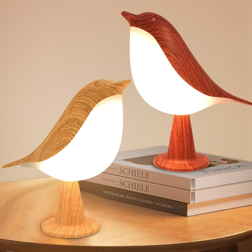 Petite Lampe de Nuit Oiseaux, Lampe de Table Rechargeable à Contrôle — Monptitlou