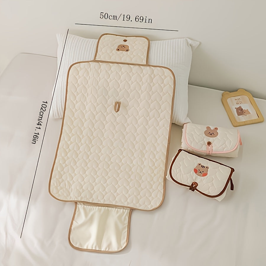 Un Matelas à Langer Portable de Haute Qualité pour Enfants — Monptitlou
