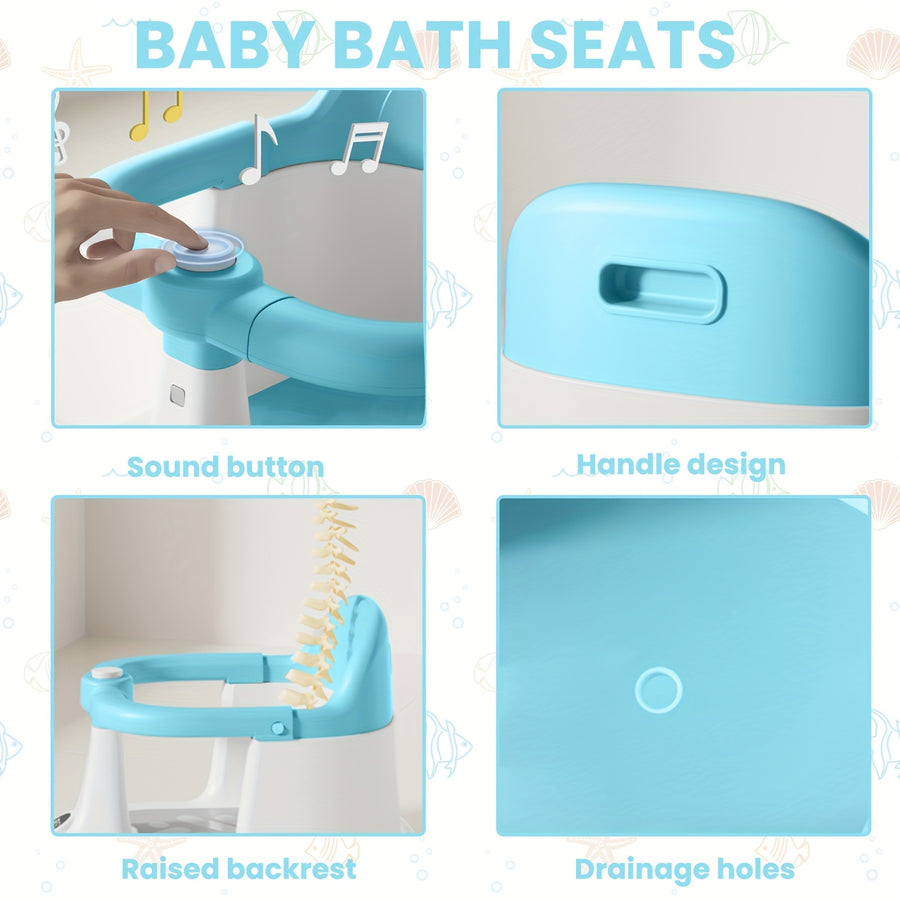 Siège de bain bébé pivotant à 360° — Monptitlou