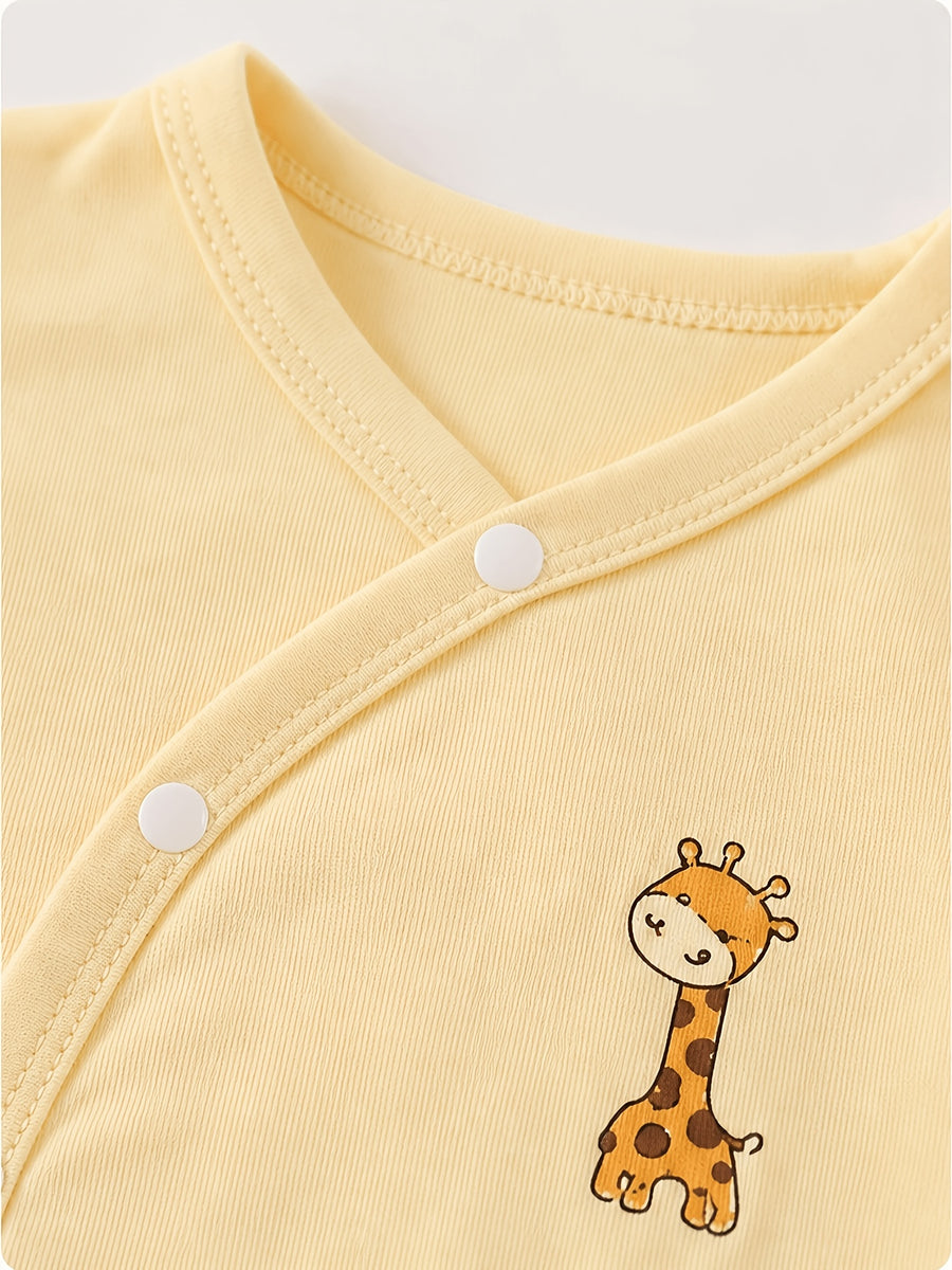 Ensemble nouveau-né pour bébé avec haut à manches longues et boutonnage — Monptitlou