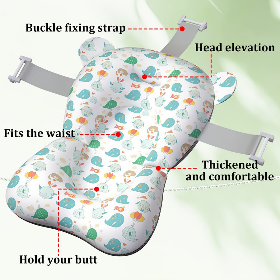 1 tapis de bain gonflable pour bébé avec motif de dessin animé — Monptitlou