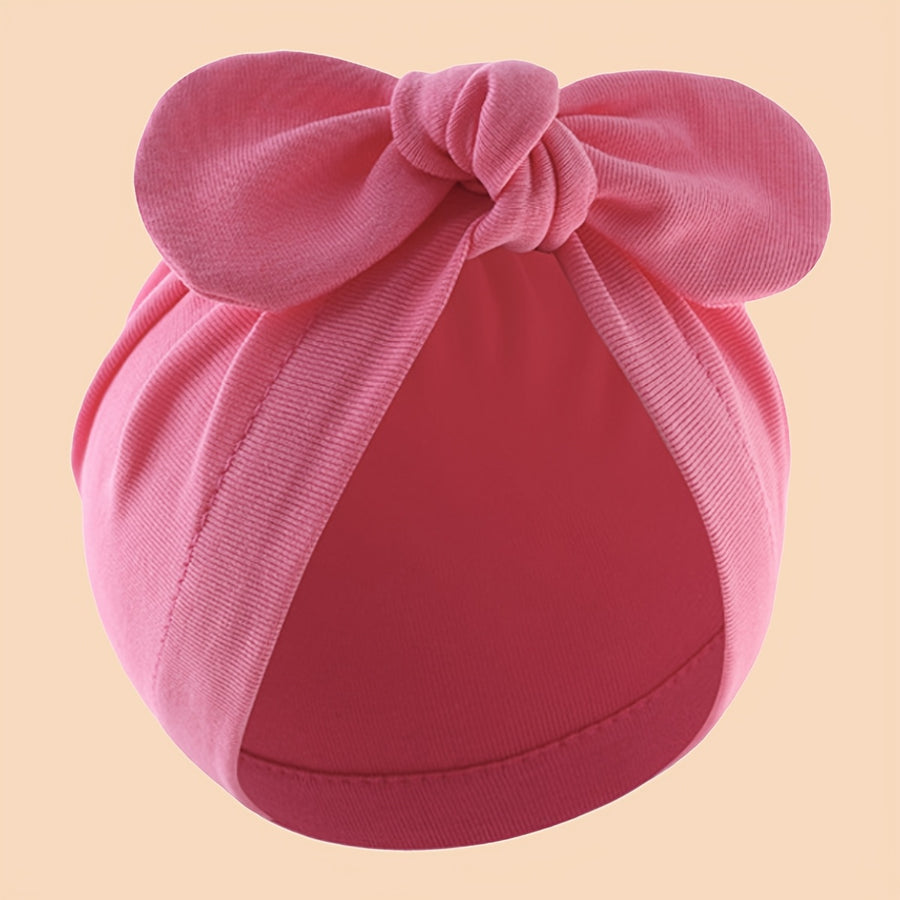 Bonnet Chaud et Doux pour Jeunes avec Nœud Papillon — Monptitlou