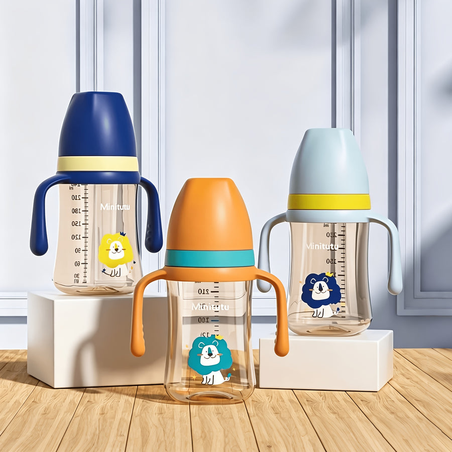/set Biberon 300ml avec Poignée, Bec -fuite, Bec Canard — Monptitlou