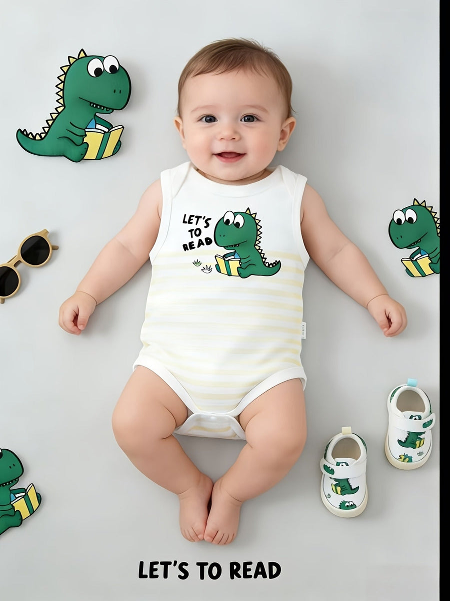 Aléatoire 1pc Bébé Garçon Dinosaure Haut Neutre Body — Monptitlou