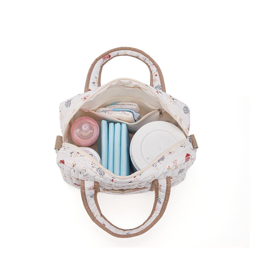 Sac Maman Matelassé Grande Capacité — Monptitlou