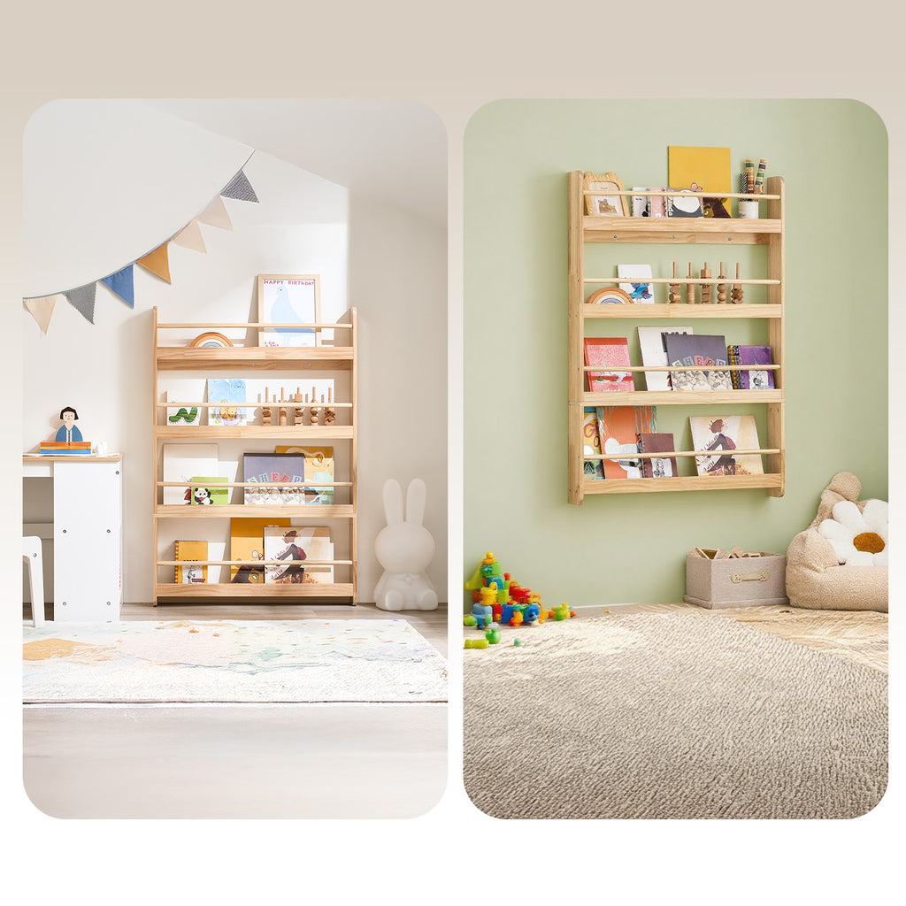 1 étagère pour enfants, étagère pour enfants, étagère à jouets — Monptitlou