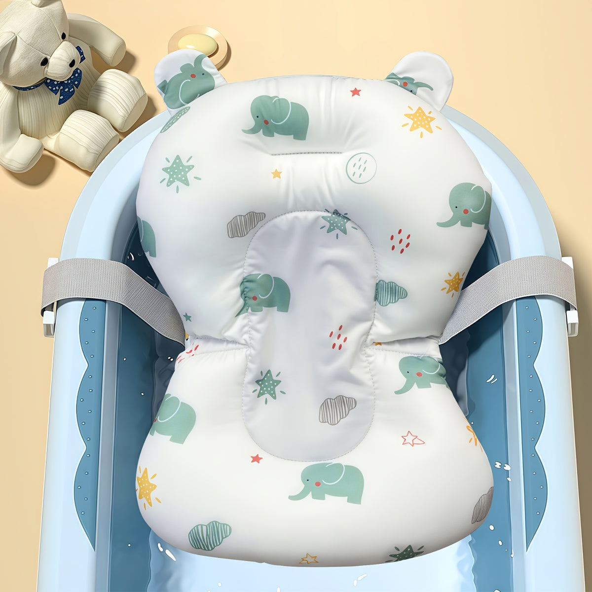 1 tapis de bain pour bébé avec motif de dessin animé — Monptitlou Image
