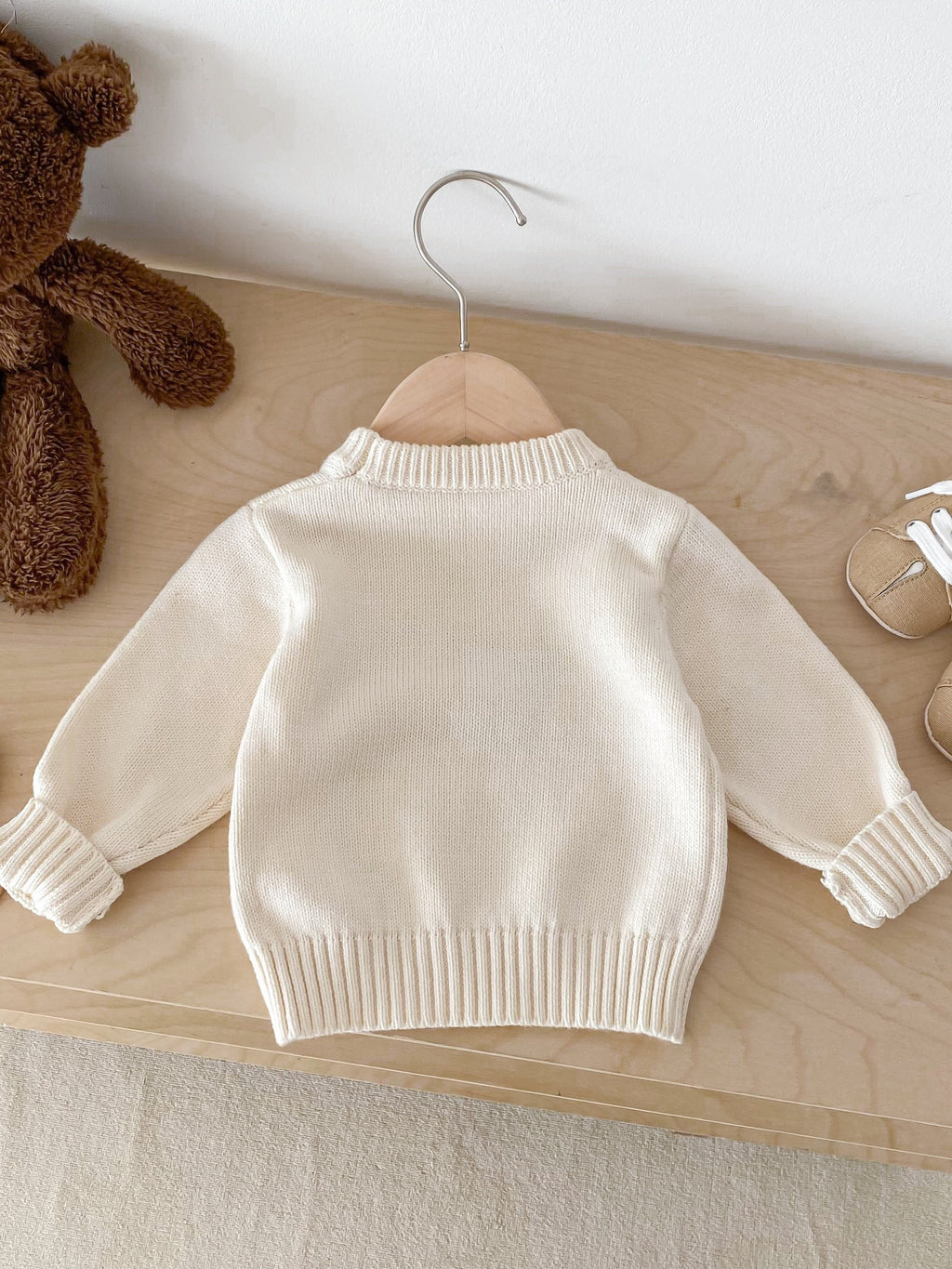 Pull Bébé Animaux Tricot Haut Automne Bébé Col Rond Pull Chaud Couche — Monptitlou