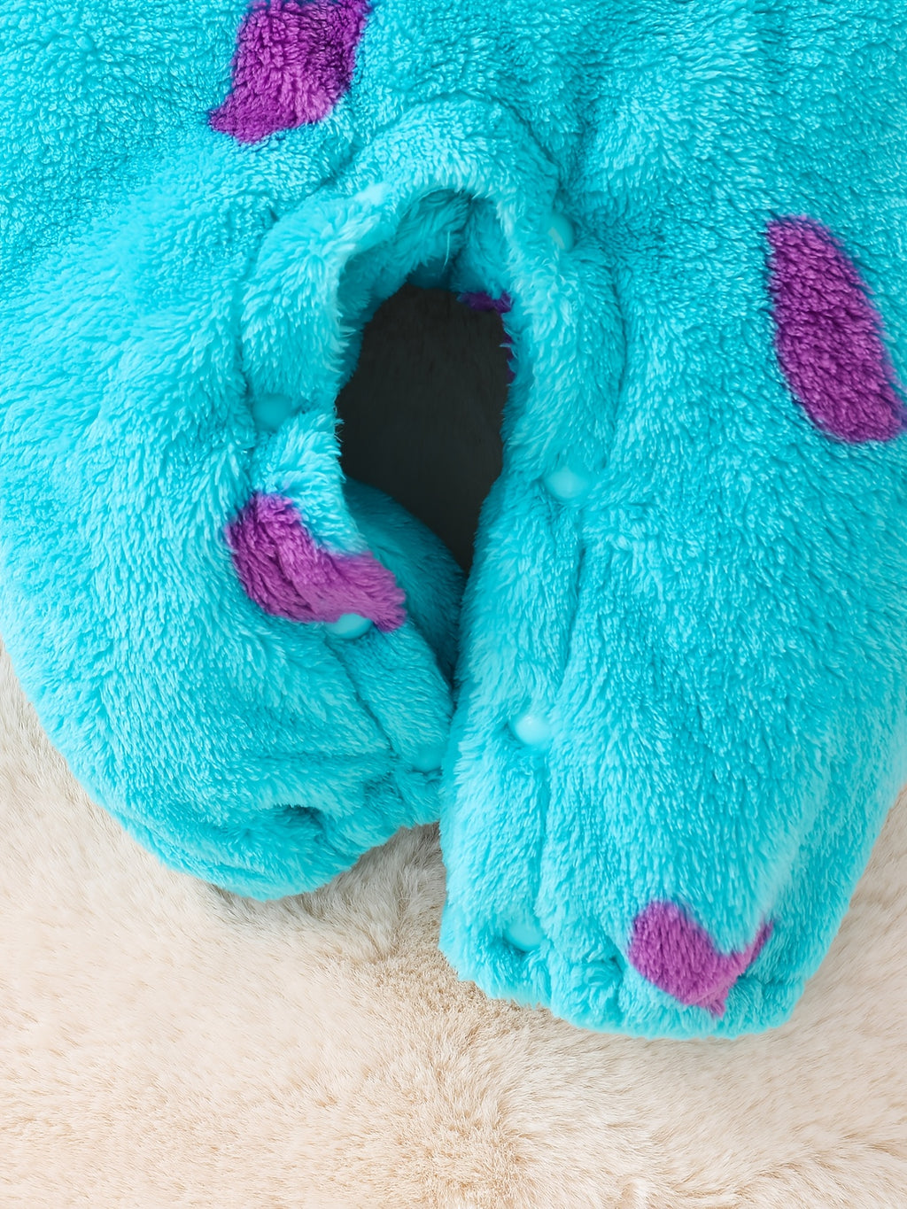 Body Bébé Monstre Bleu Cartoon — Monptitlou