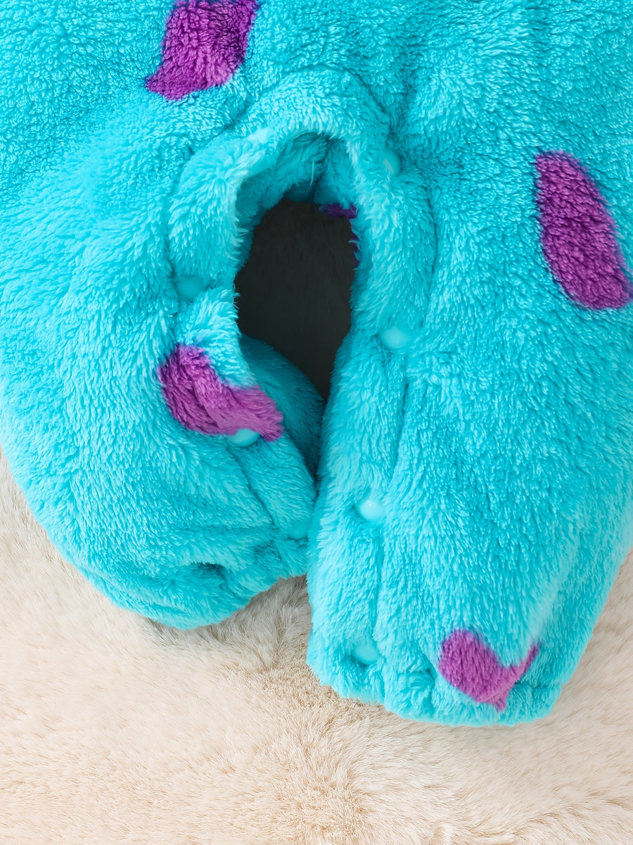 Body Bébé Monstre Bleu Cartoon — Monptitlou