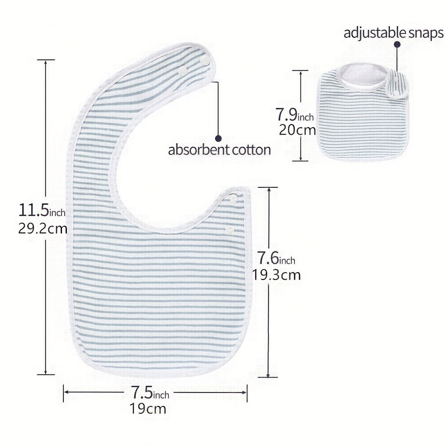 Bavoirs pour bébé, adaptés à la bave et à la poussée dentaire — Monptitlou