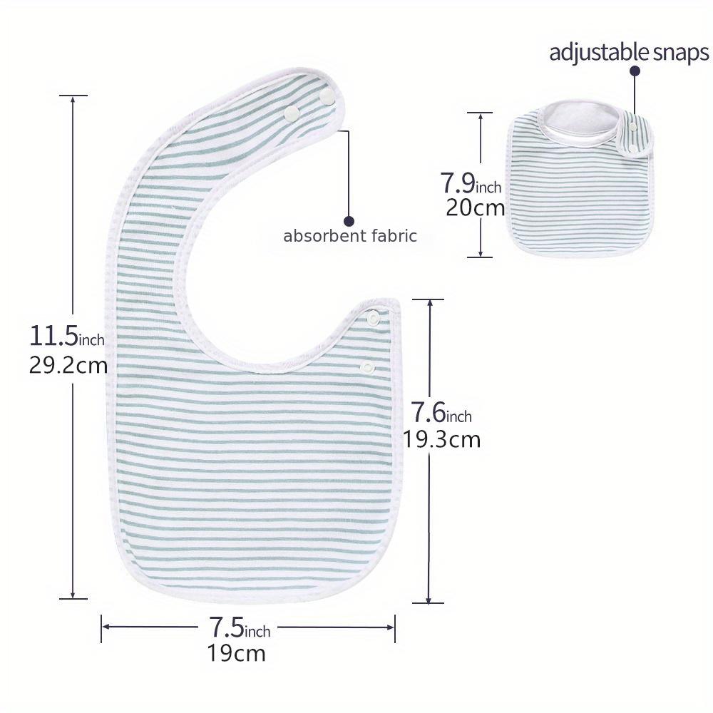 Bavoirs pour bébé, adaptés à la bave et à la poussée dentaire — Monptitlou
