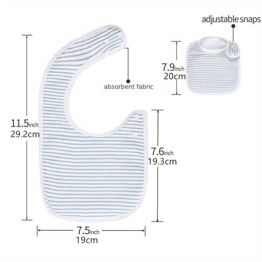Bavoirs pour bébé, adaptés à la bave et à la poussée dentaire — Monptitlou