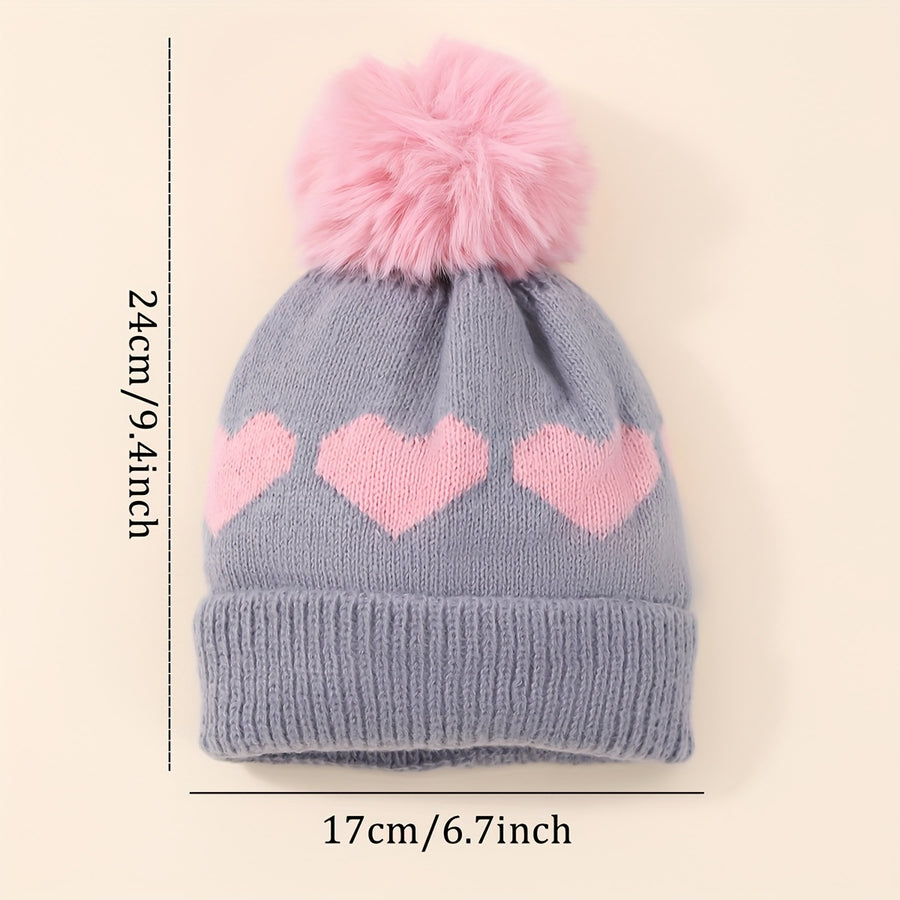 Bonnet d'hiver, tricot jacquard épais double épaisseur avec, photo 14