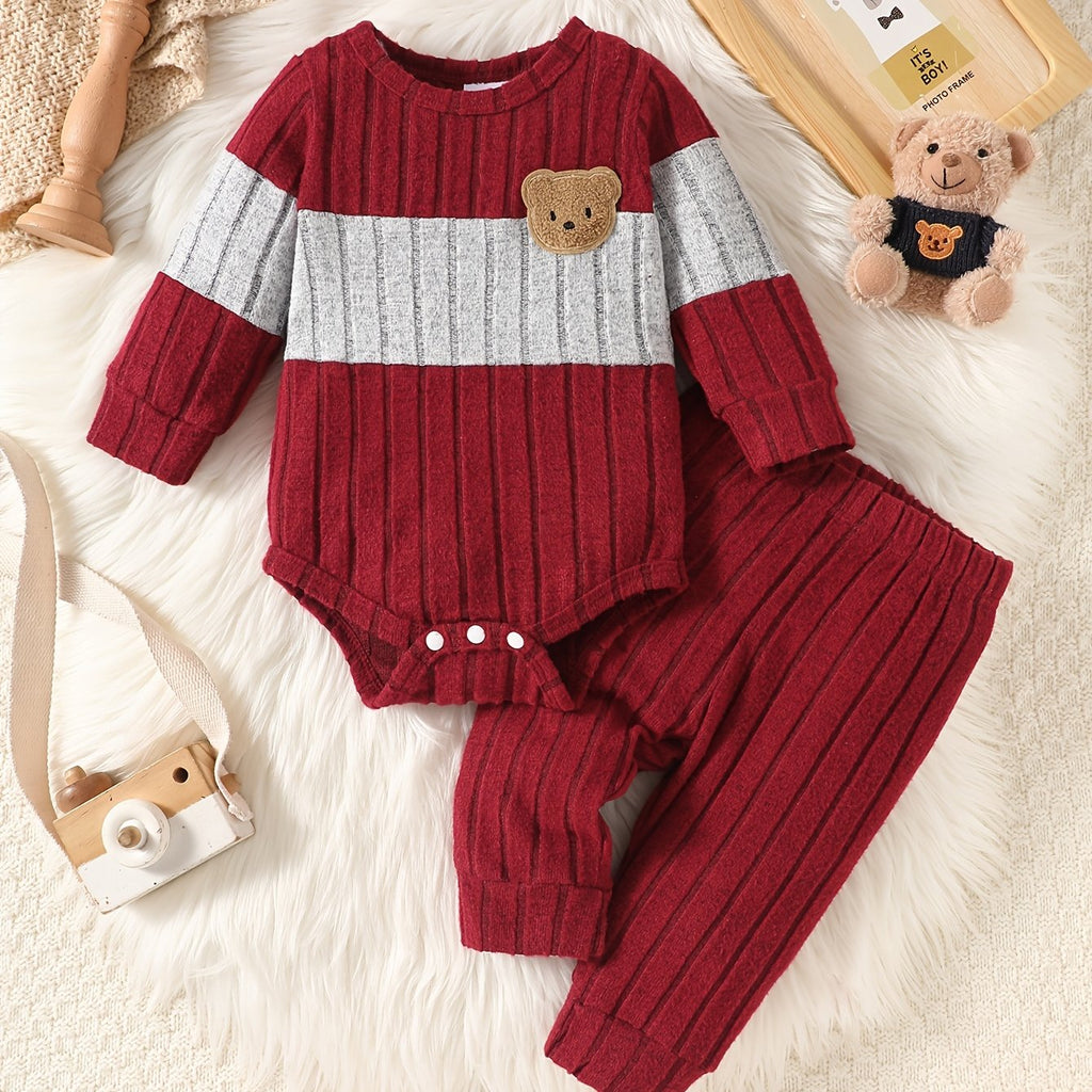 Ensemble Mignon Épissé pour Bébés Garçons — Monptitlou