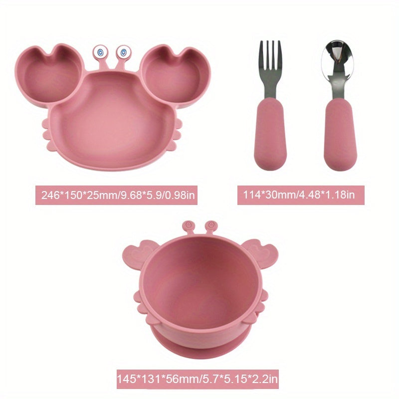 D'ustensiles d'alimentation en silicone pour enfants — Monptitlou
