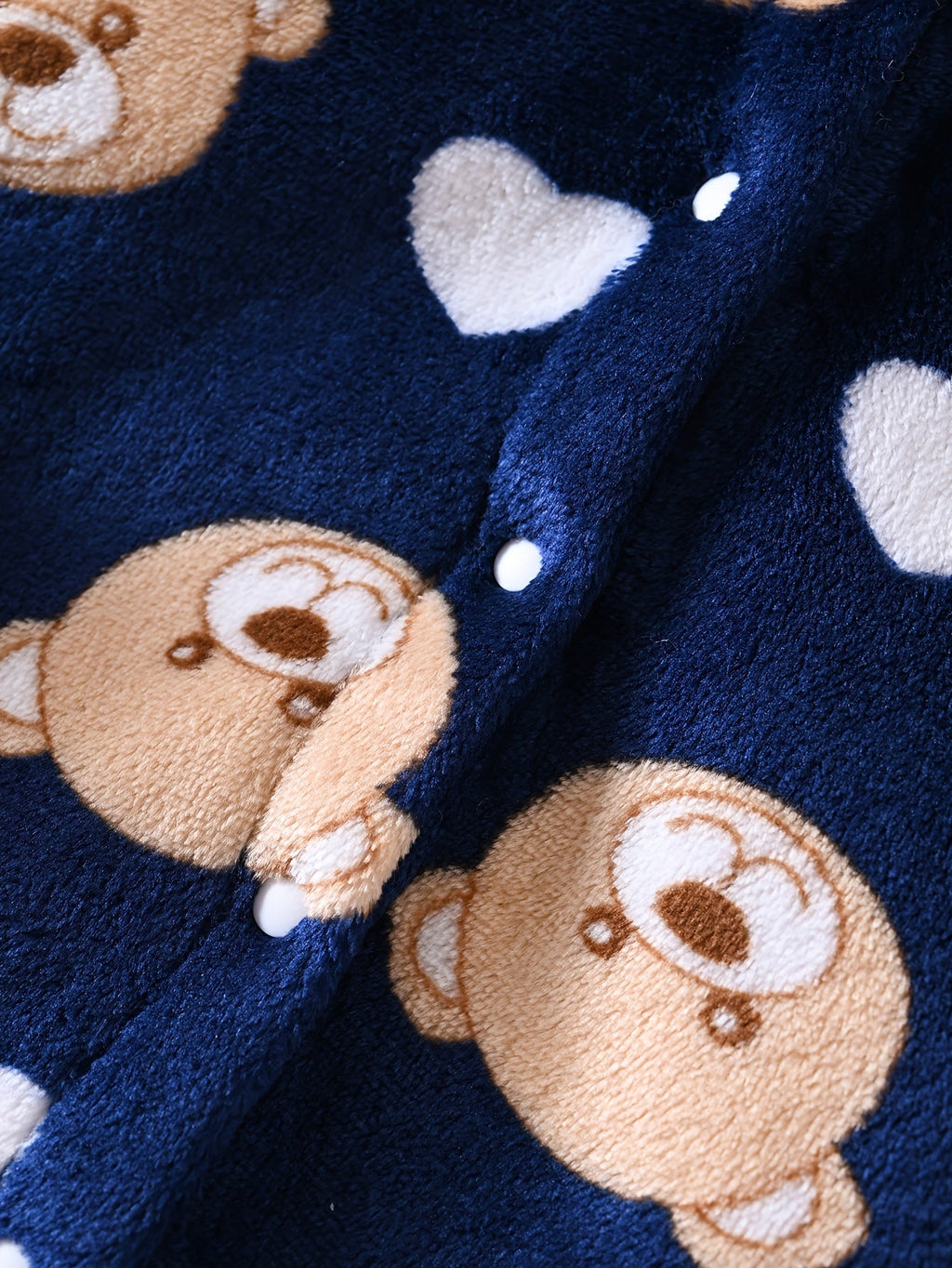 Barboteuse à Capuche en Polaire Douce pour Bébé — Monptitlou