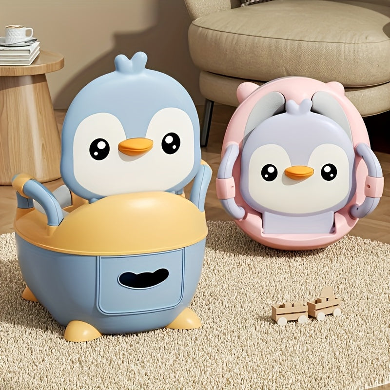 Siège de Toilette d'Apprentissage en Forme de Pingouin avec Housse de — Monptitlou