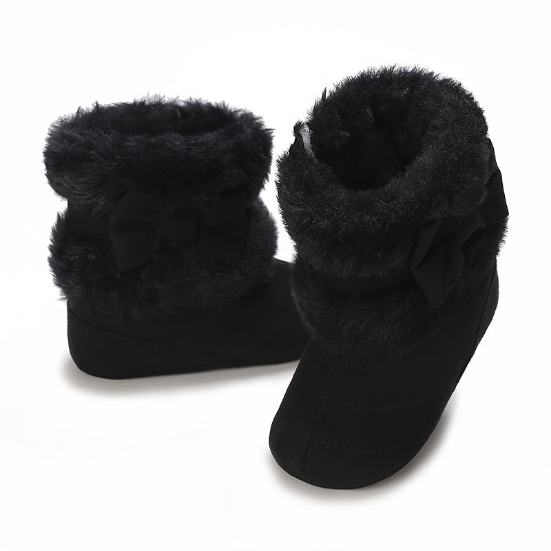 Chaussures pour bébé de 0 à 1 an Filles Hiver Polaire Confortable — Monptitlou