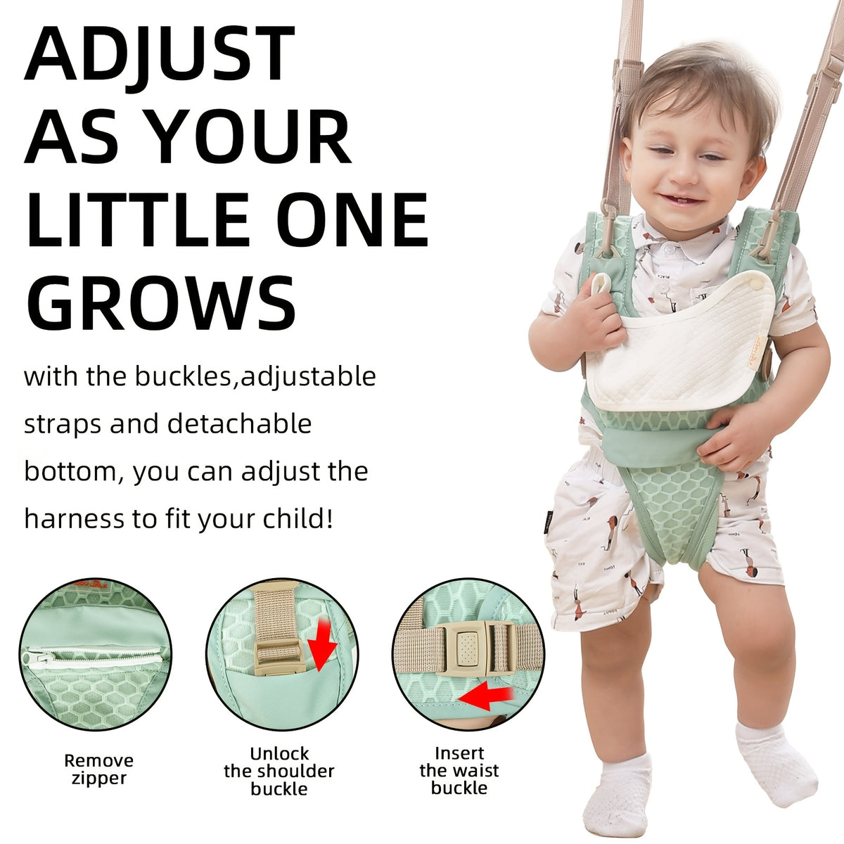 De ceinture respirante de type panier pour bébé et tout-petit — Monptitlou Image
