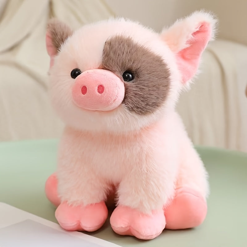 Jouet animal en peluche cochon de dessin animé, Jouet en peluche cochon — Monptitlou