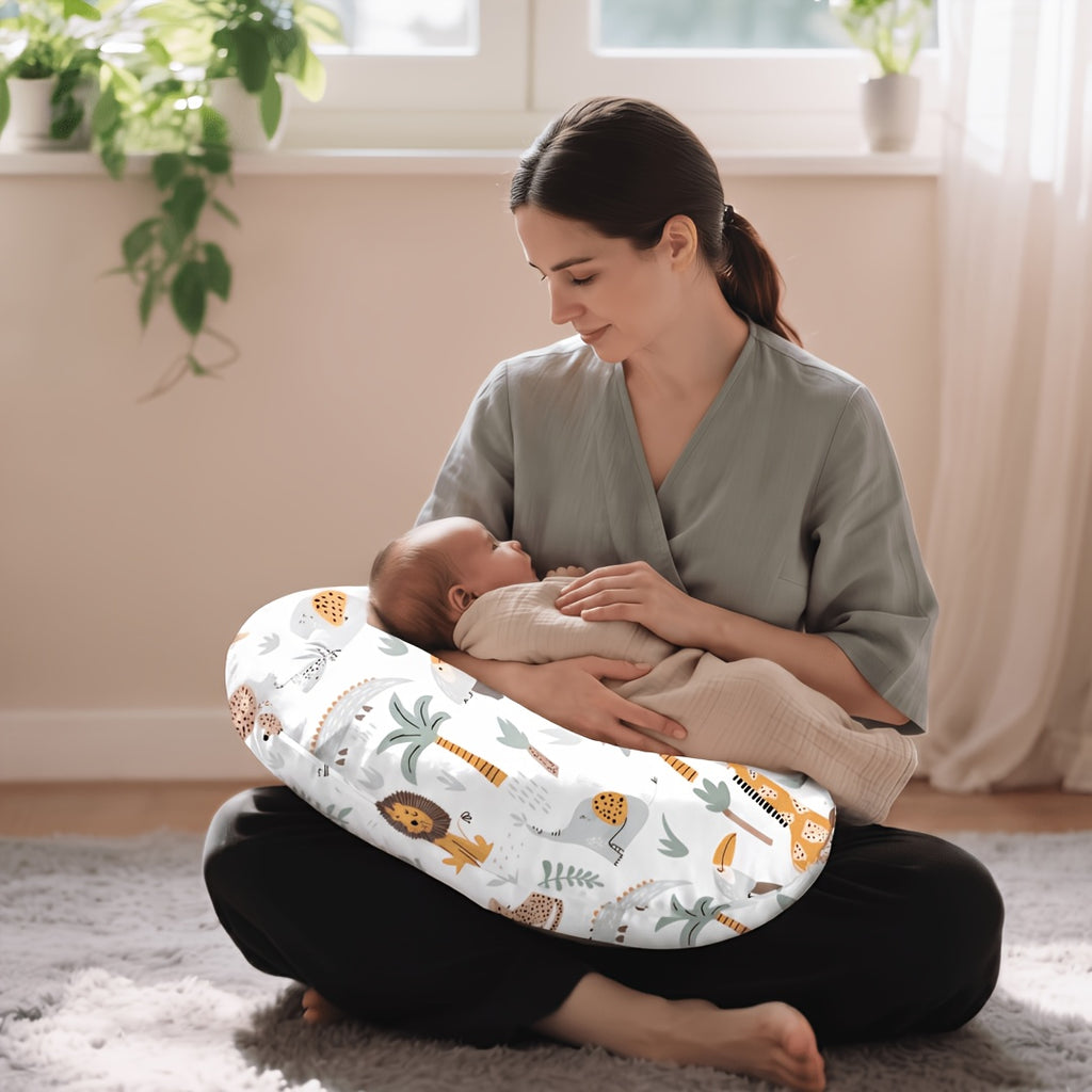 Oreiller d'allaitement pour bébé pour l'allaitement au sein et au — Monptitlou