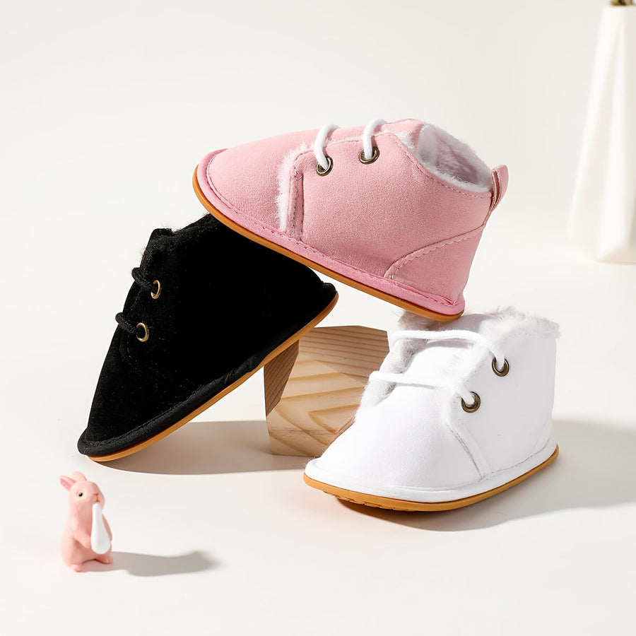 Chaussures d'Hiver pour Enfants 0-18 Mois Semelle Souple Doublure — Monptitlou
