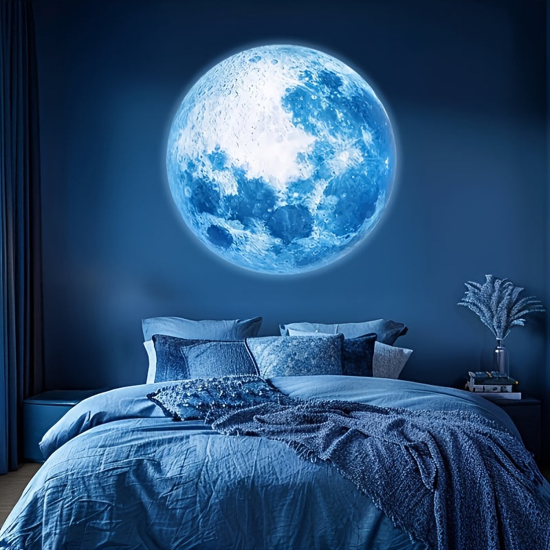 Lampe de projection à motif de lune, avec 5 options de couleur de lune — Monptitlou