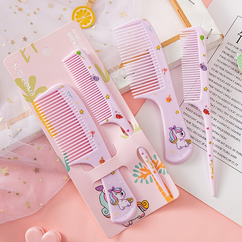 Ensemble de Peignes pour Bébés et Enfants à Motifs Animaux Cartoon — Monptitlou