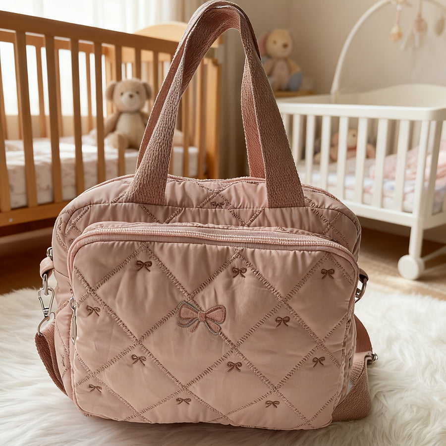 Sac à langer léger, sac fourre-tout avec longue bandoulière pour maman — Monptitlou