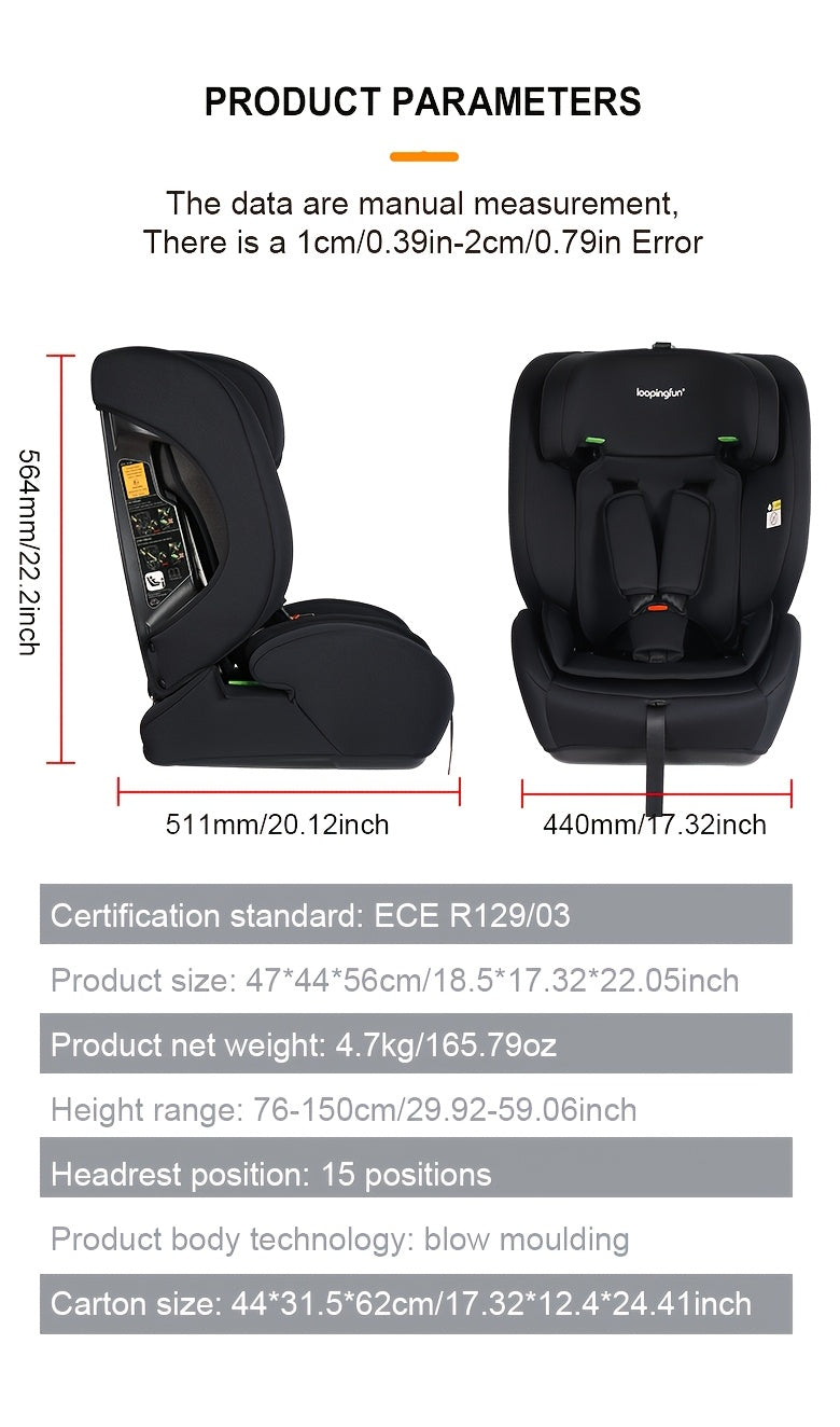 Siège auto de sécurité pour enfant R129 — Monptitlou