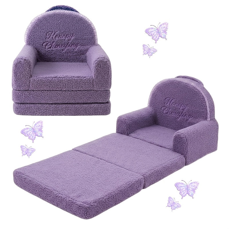 Canapé enfant pliable 2 en 1 convertible en lit — Monptitlou