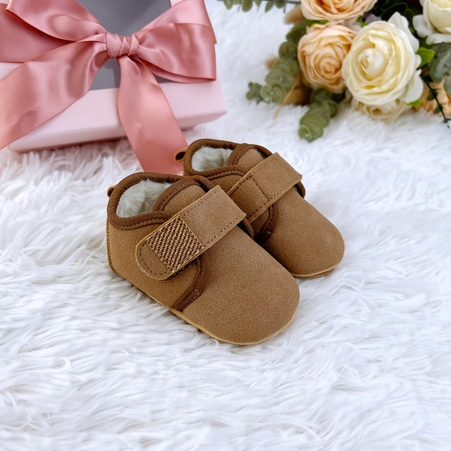 Chaussures chaudes d'hiver pour bébé doublées en polaire — Monptitlou