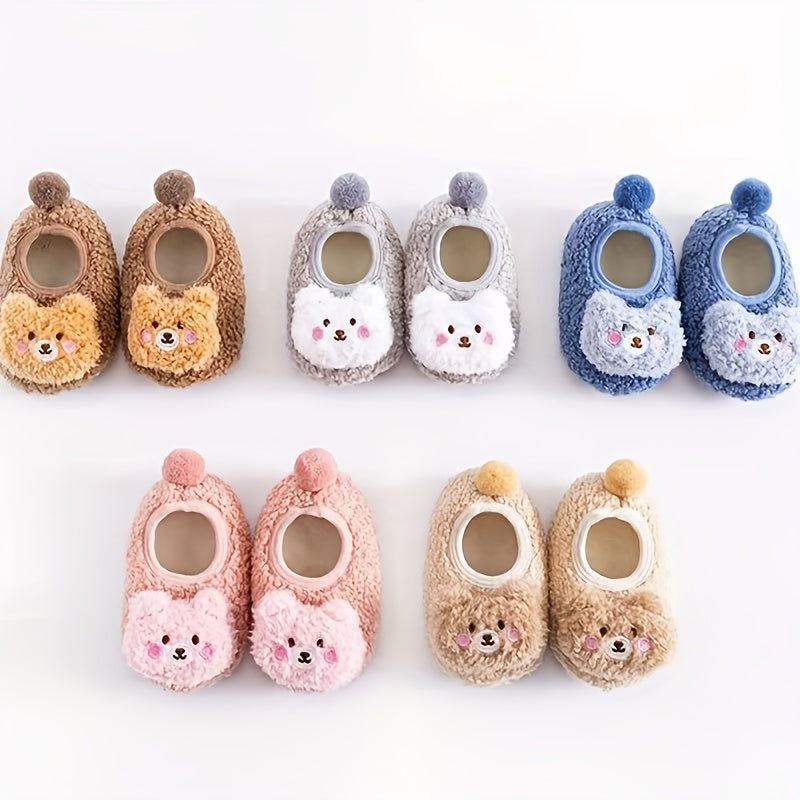 Chaussons et chaussettes d'intérieur pour tout-petits Blush Baby Bear à — Monptitlou