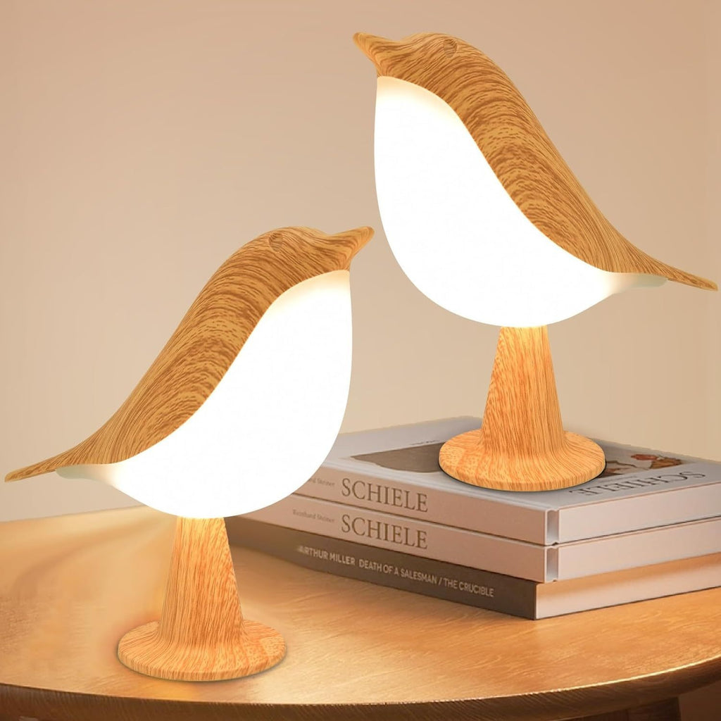 Petite Lampe de Nuit Oiseaux, Lampe de Table Rechargeable à Contrôle — Monptitlou