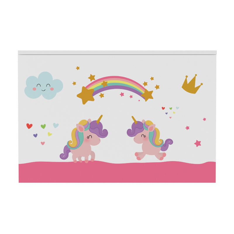 Boîte à Jouets Oleiros avec Couvercle Rabattable, 40 x 60 x 30 cm — Monptitlou