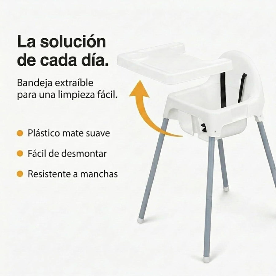 Almar Baby - Chaise haute pour bébé avec plateau amovible et harnais de — Monptitlou