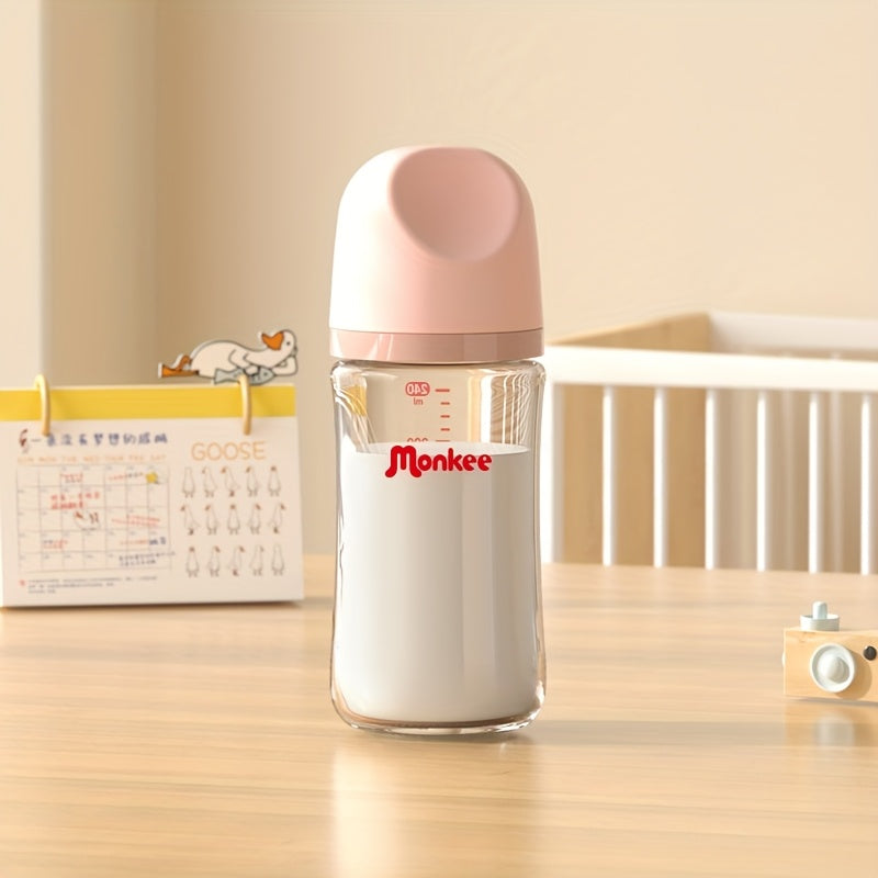 Biberon en verre 160 ou 240 ml, col large, anti-colique