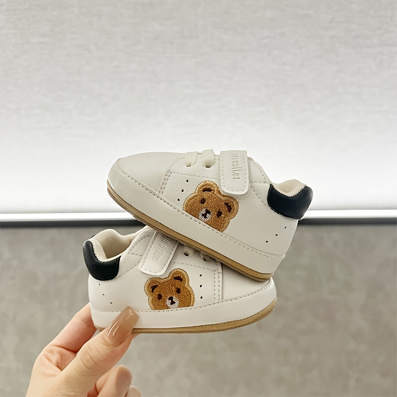 Paire de chaussures de sport bébé motif ours cartoon pour garçons et — Monptitlou