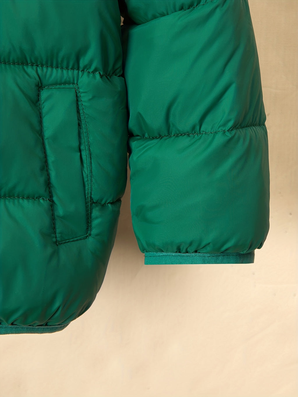 Veste d'hiver à capuche pour garçons, veste chaude légère en polaire — Monptitlou