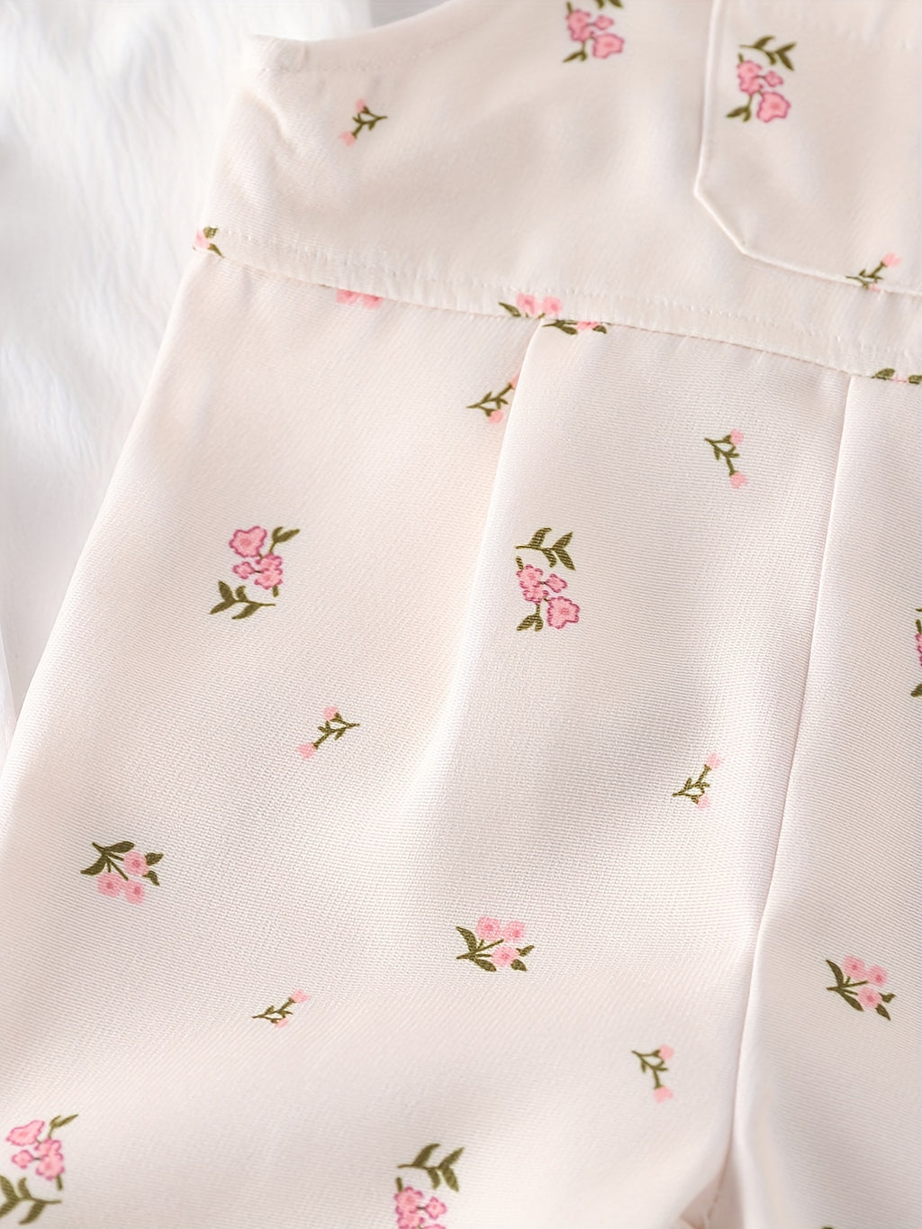 Ensemble 2 pièces pour filles : Chemise mignonne décontractée à longues — Monptitlou