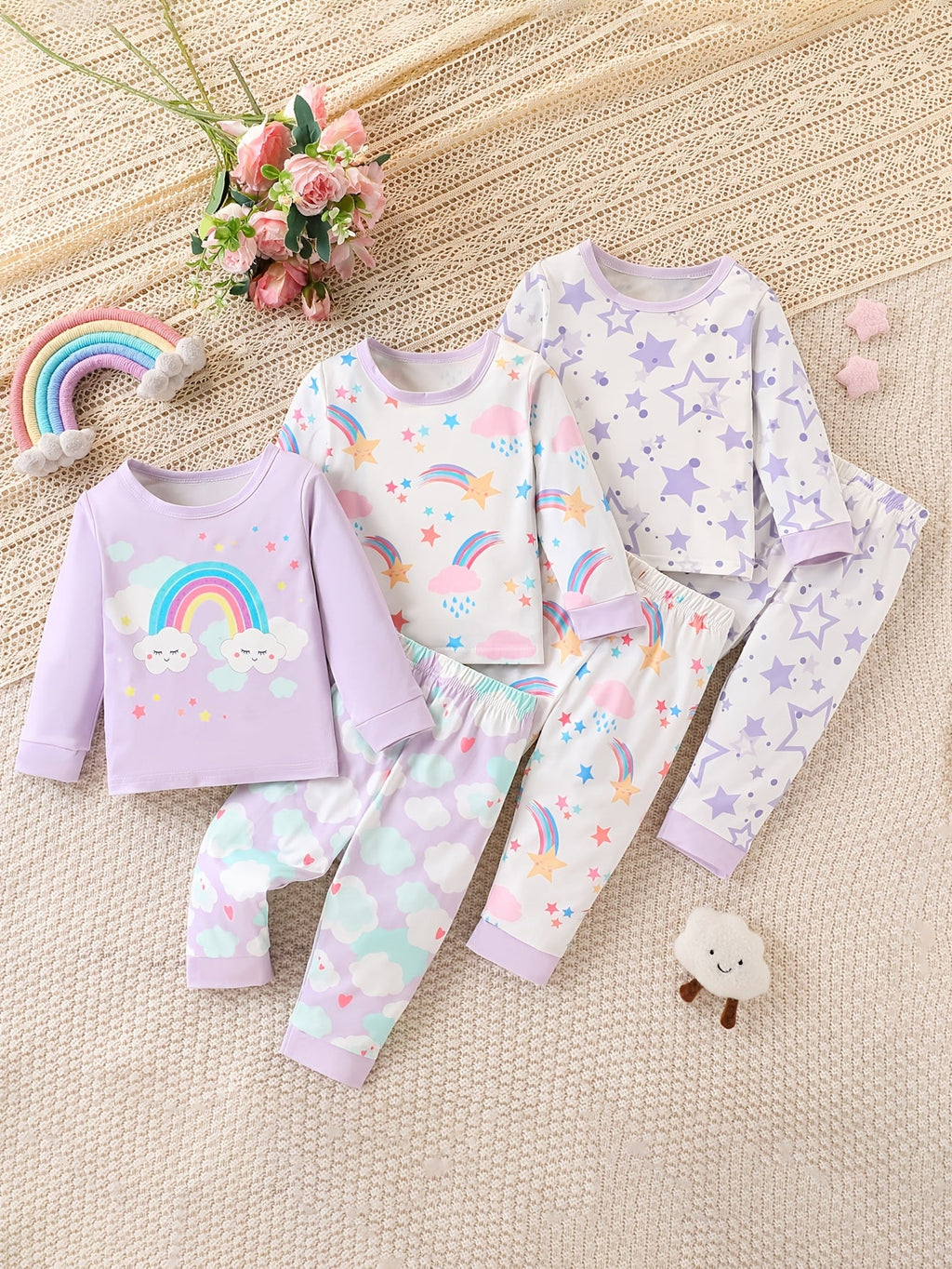3 Ensembles de tenue de marche pour bébé fille — Monptitlou