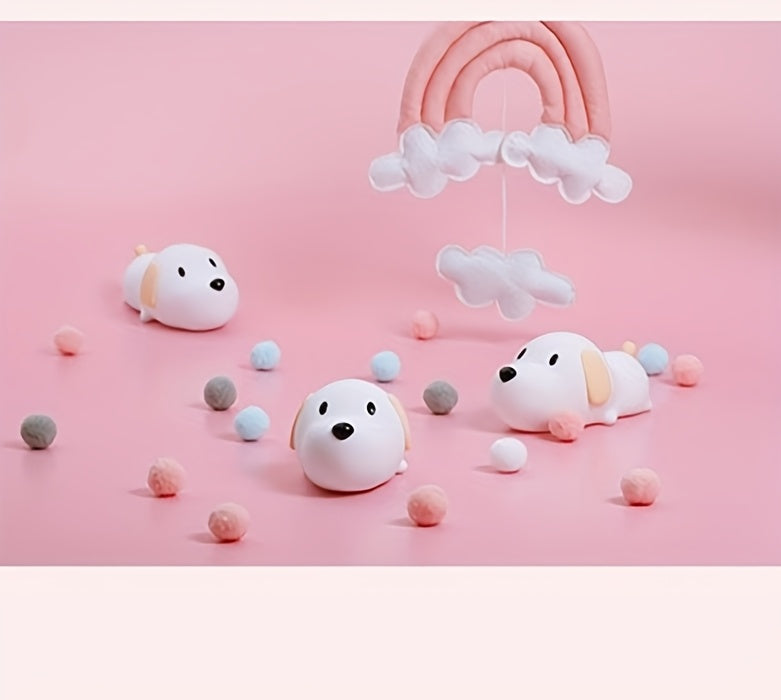 Veilleuse créative en silicone pour chiot, capteur tactile — Monptitlou