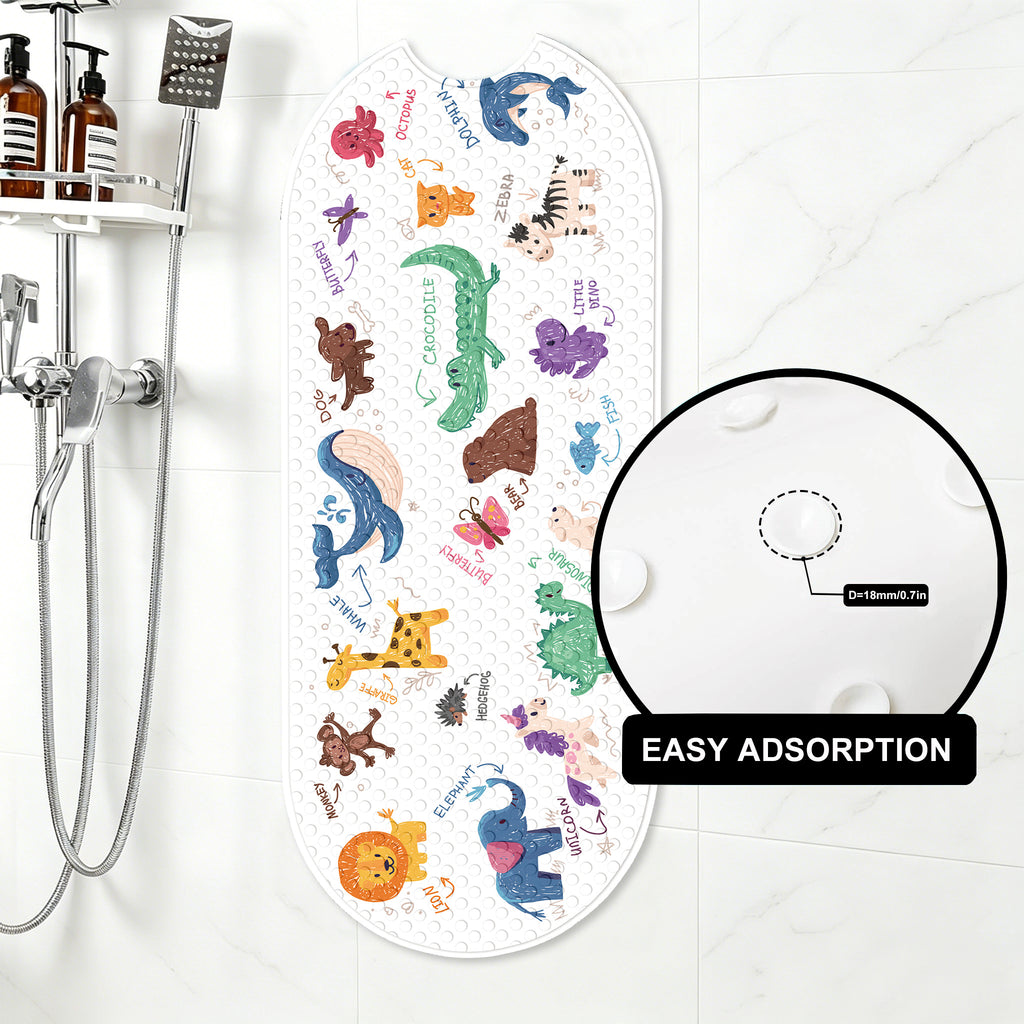 [Tapis antidérapant massant] Tapis de bain ovale antidérapant avec — Monptitlou